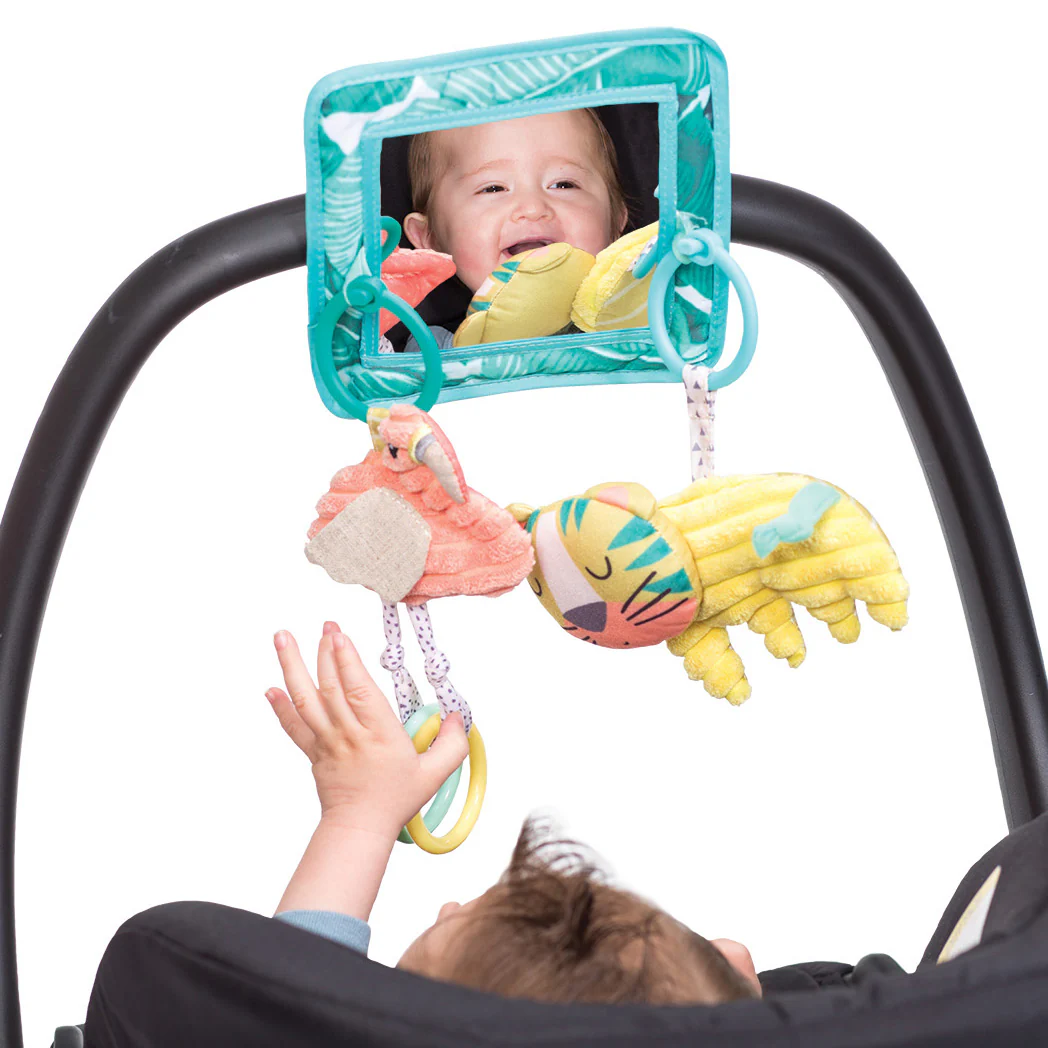 Deluxe Twist & Fold Activity Gym & Play Mat™ Tropical - Image 5