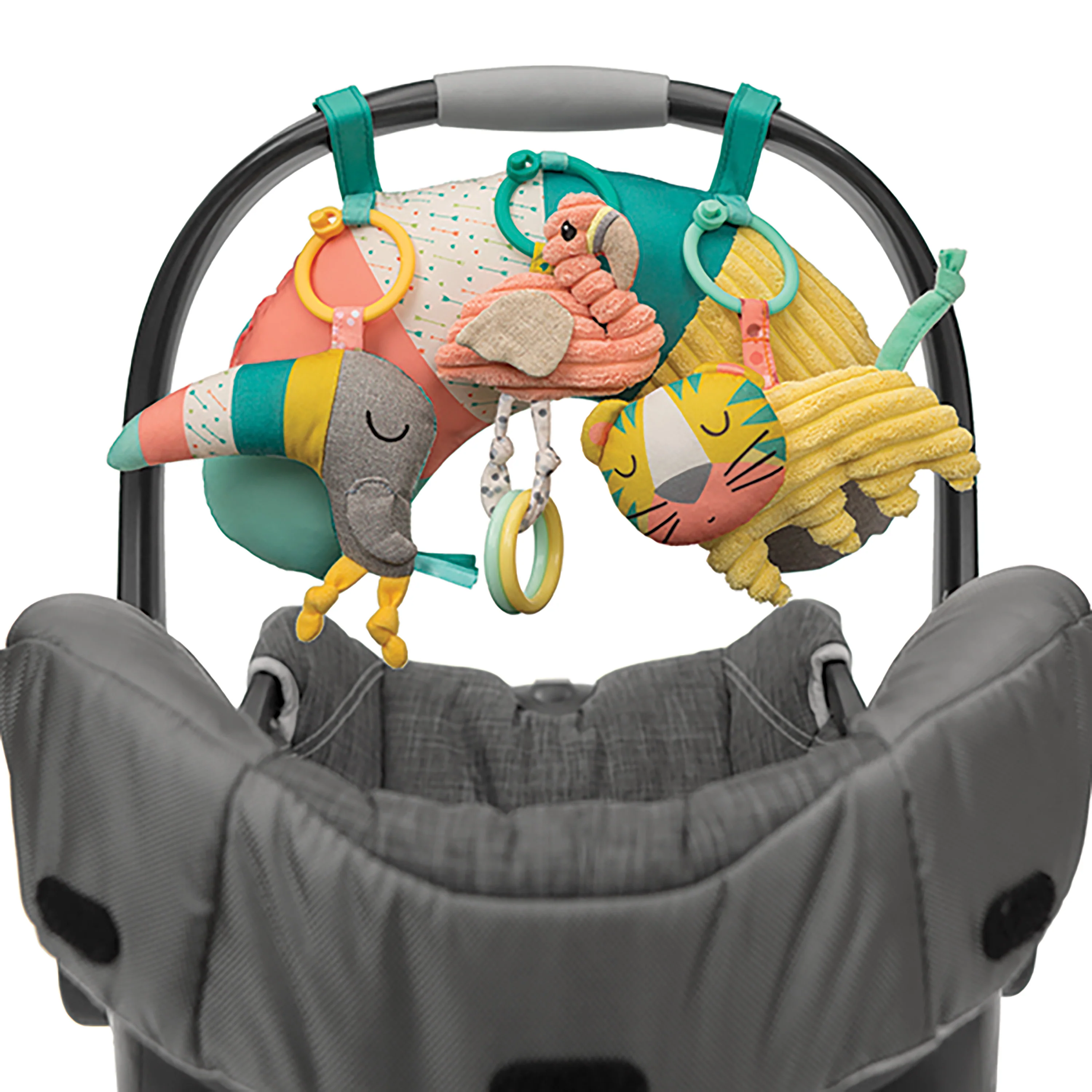 Deluxe Twist & Fold Activity Gym & Play Mat™ Tropical - Image 6