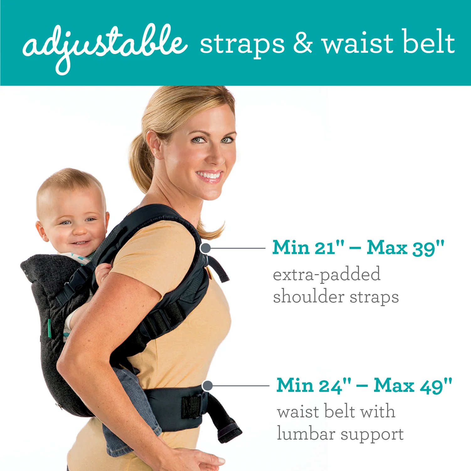 Flip™ 4-in-1 Convertible Carrier, Black - Image 3