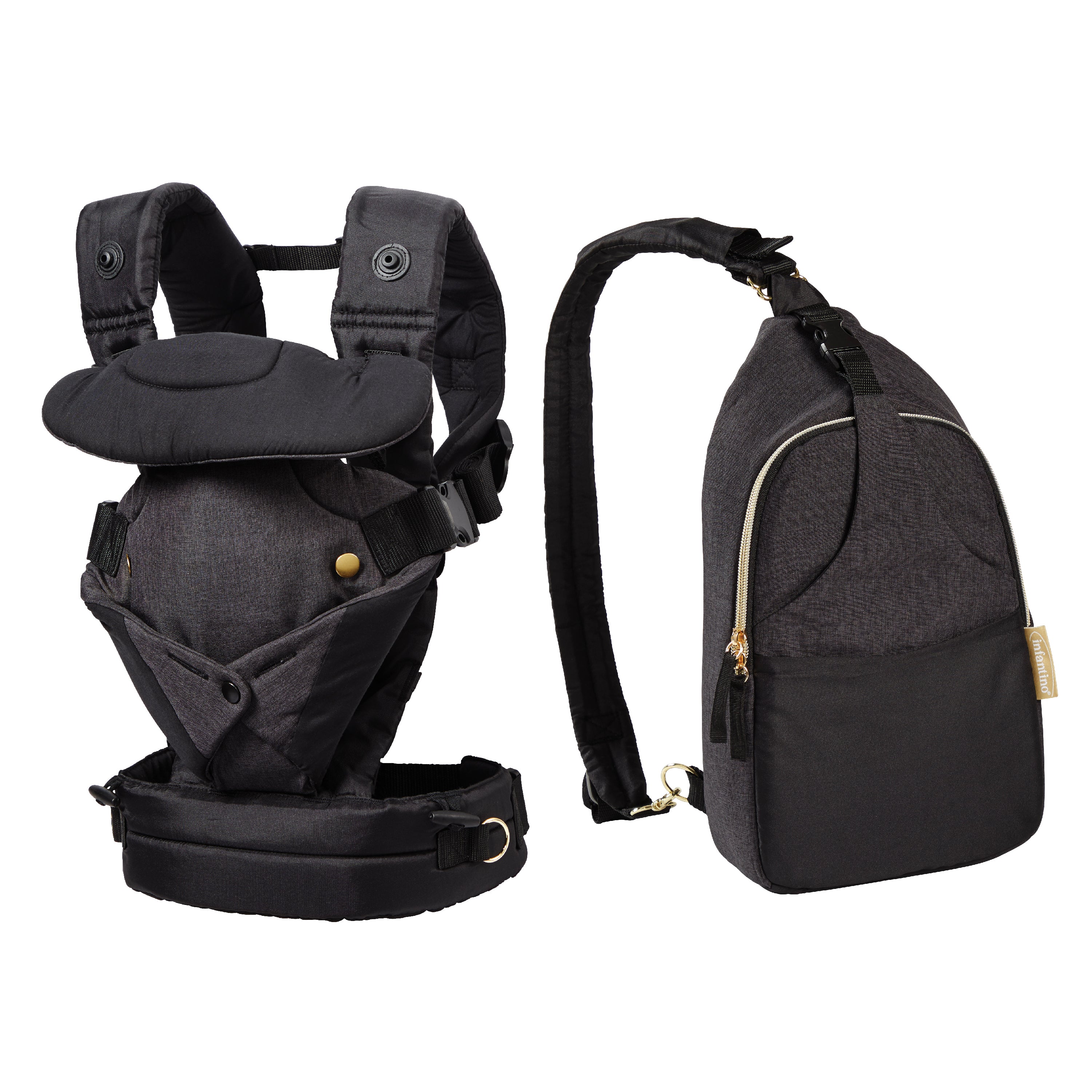 Flip 4-in-1 Convertible Carrier & Crossbody Diaper Bag Set - Image 13