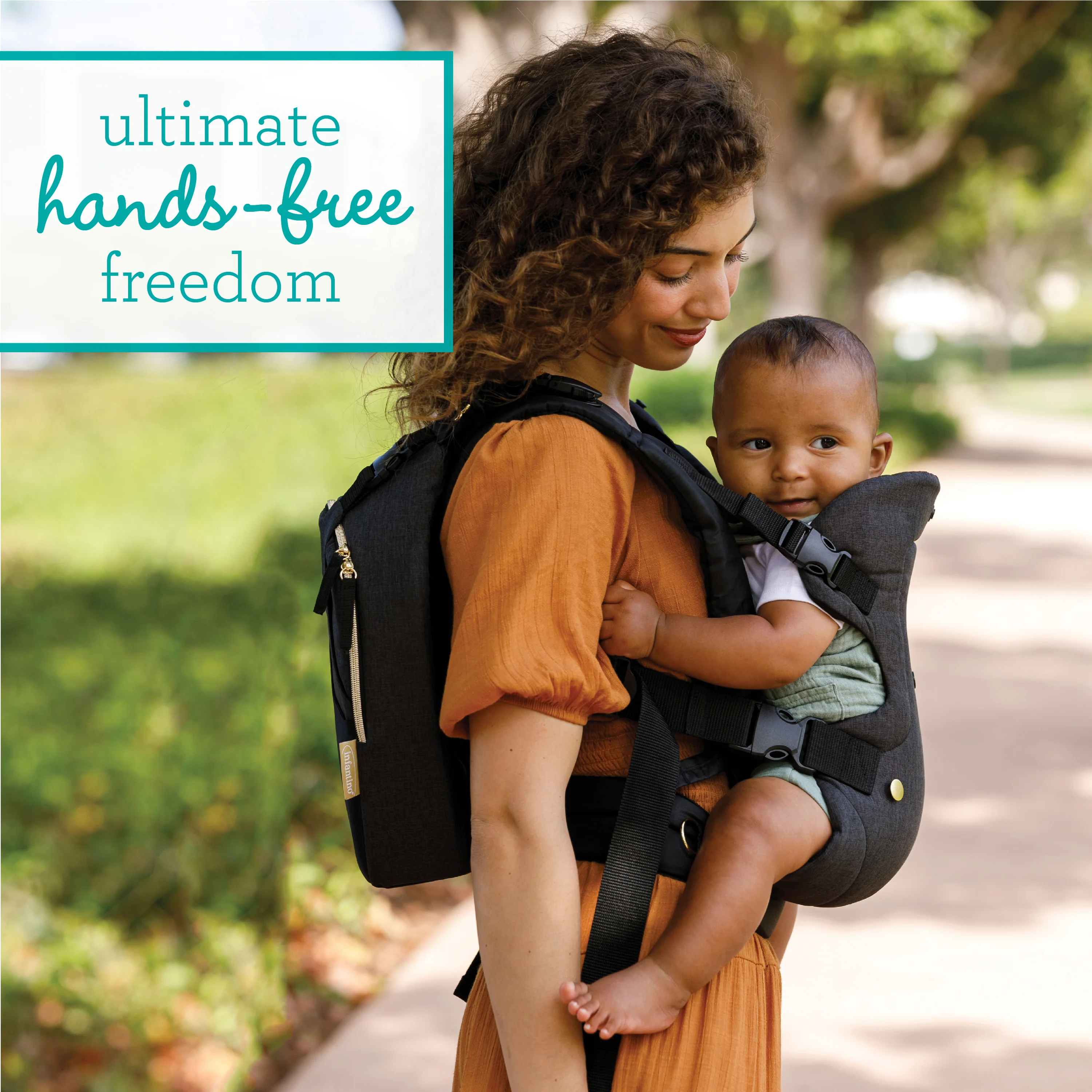 Flip 4-in-1 Convertible Carrier & Crossbody Diaper Bag Set - Image 8