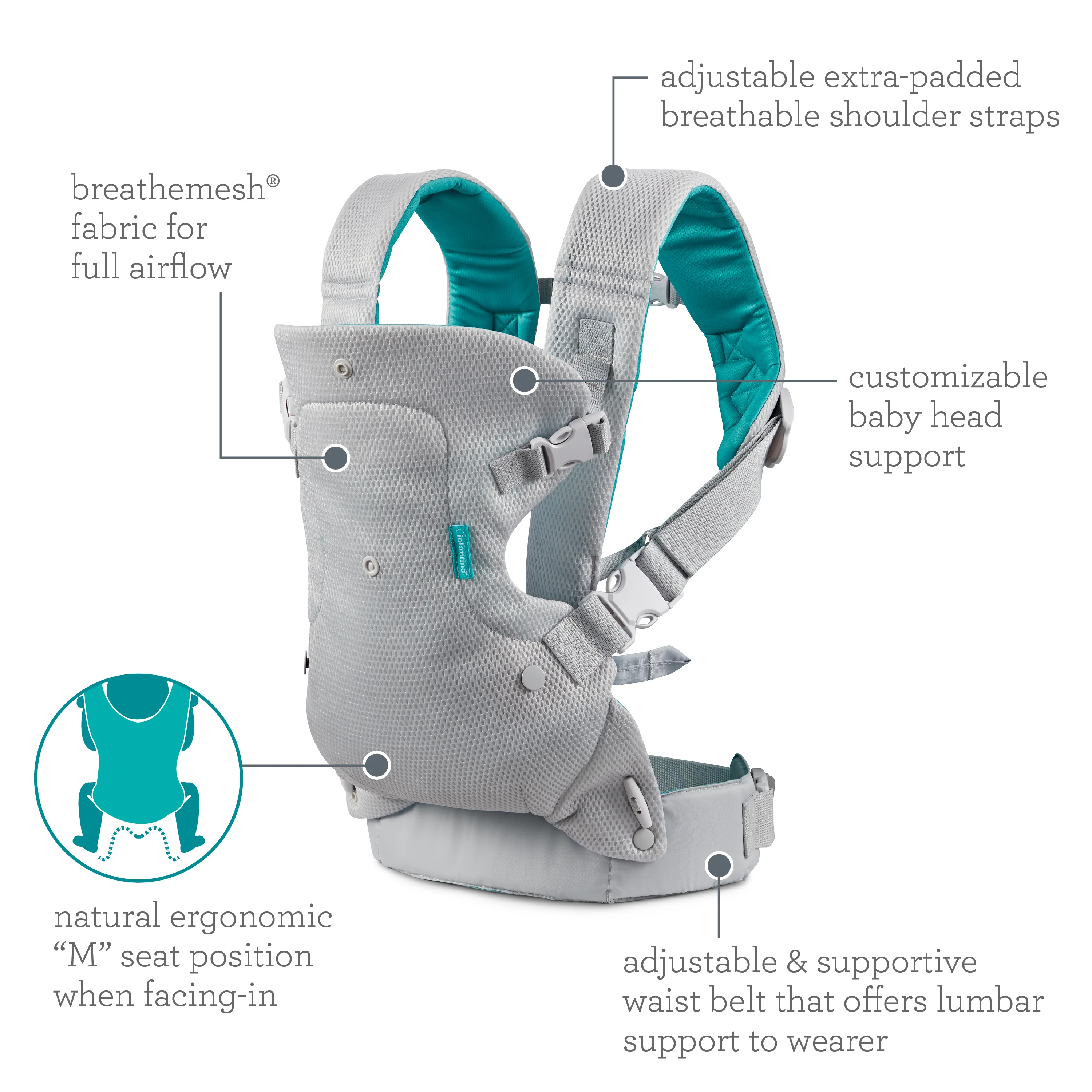 Flip™ 4-in-1 Light & Airy Convertible Carrier - Image 7