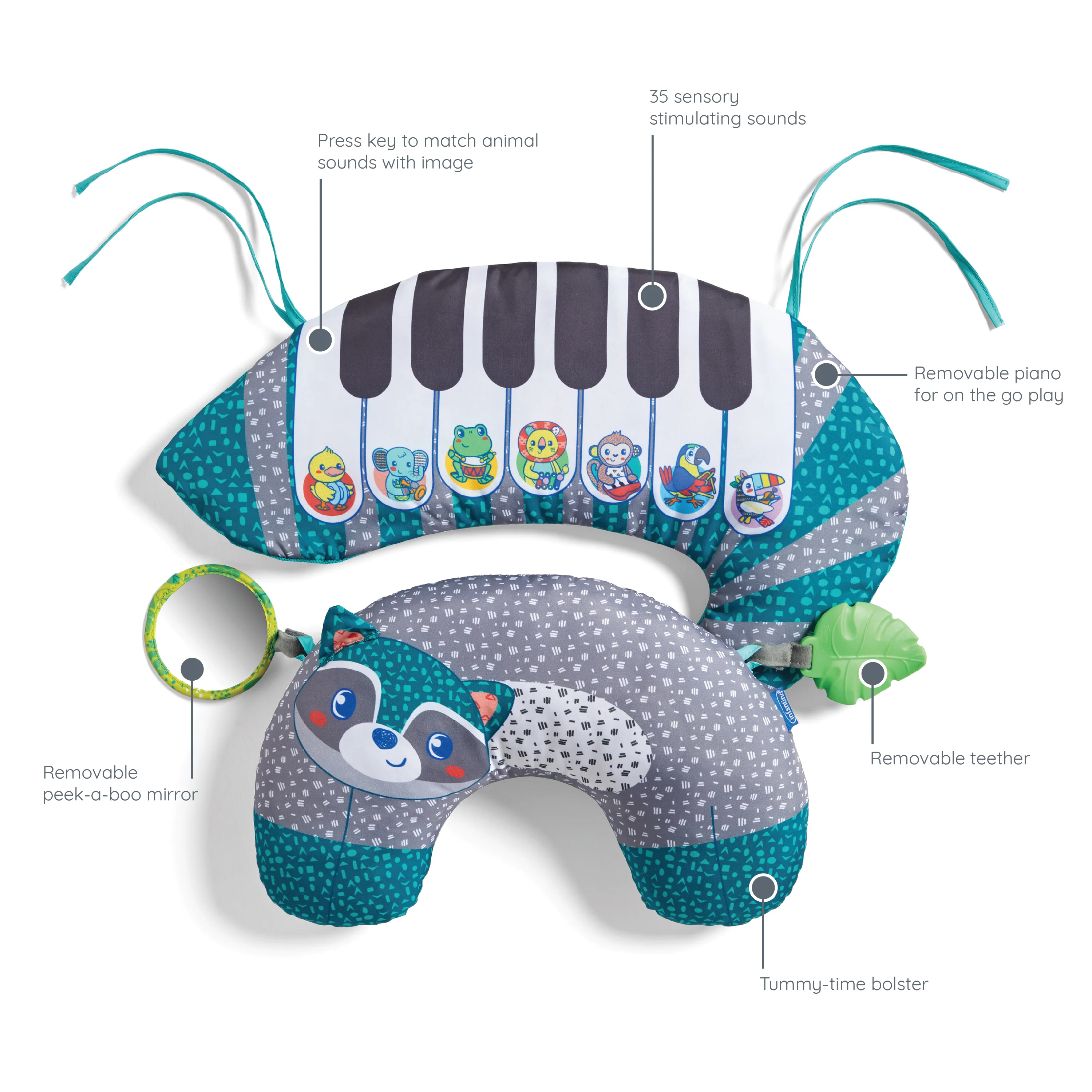 Grow With Me 3-in-1 Tummy Time Piano™ - Image 9