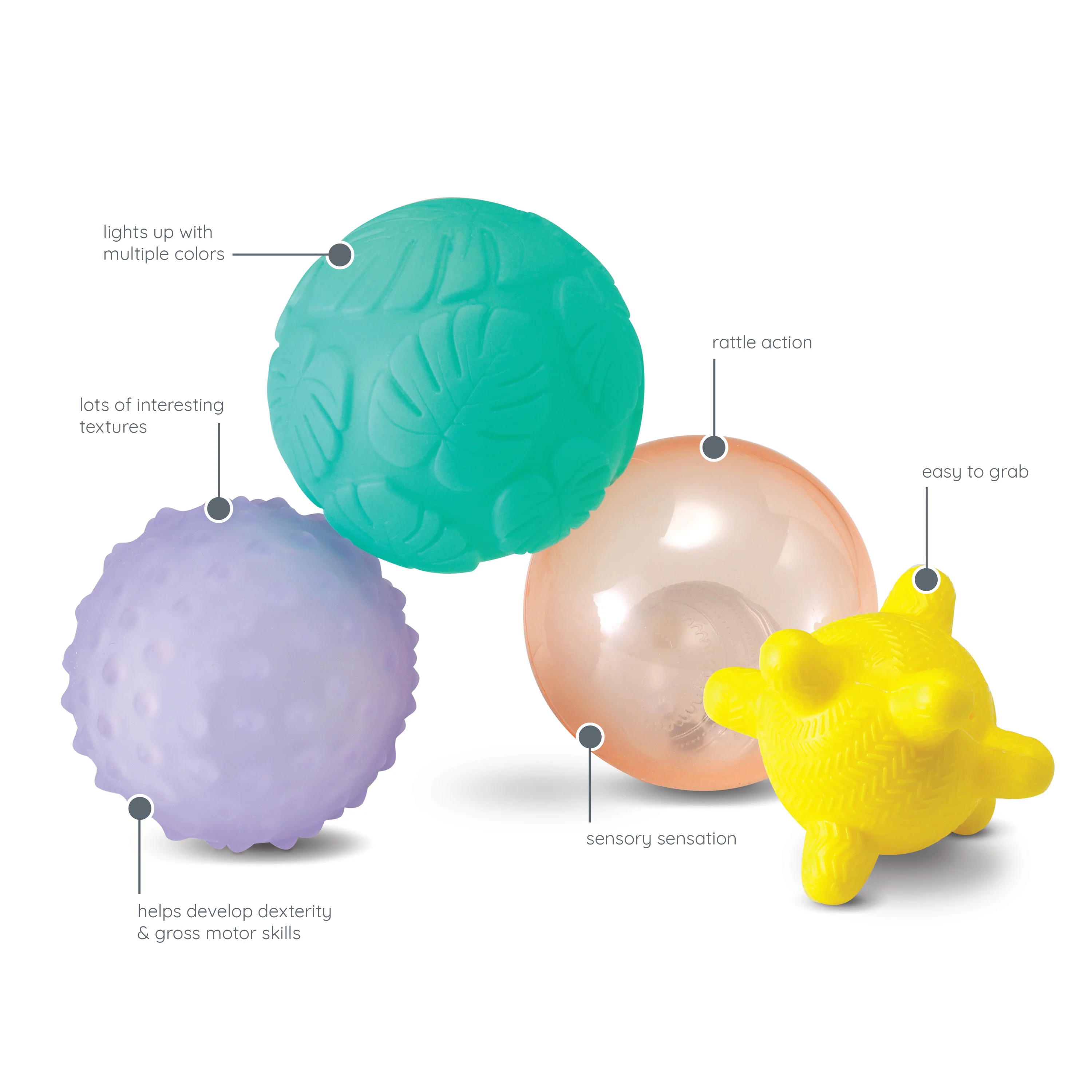 Lights & Sound Multi-Sensory Ball Set™ - Image 5