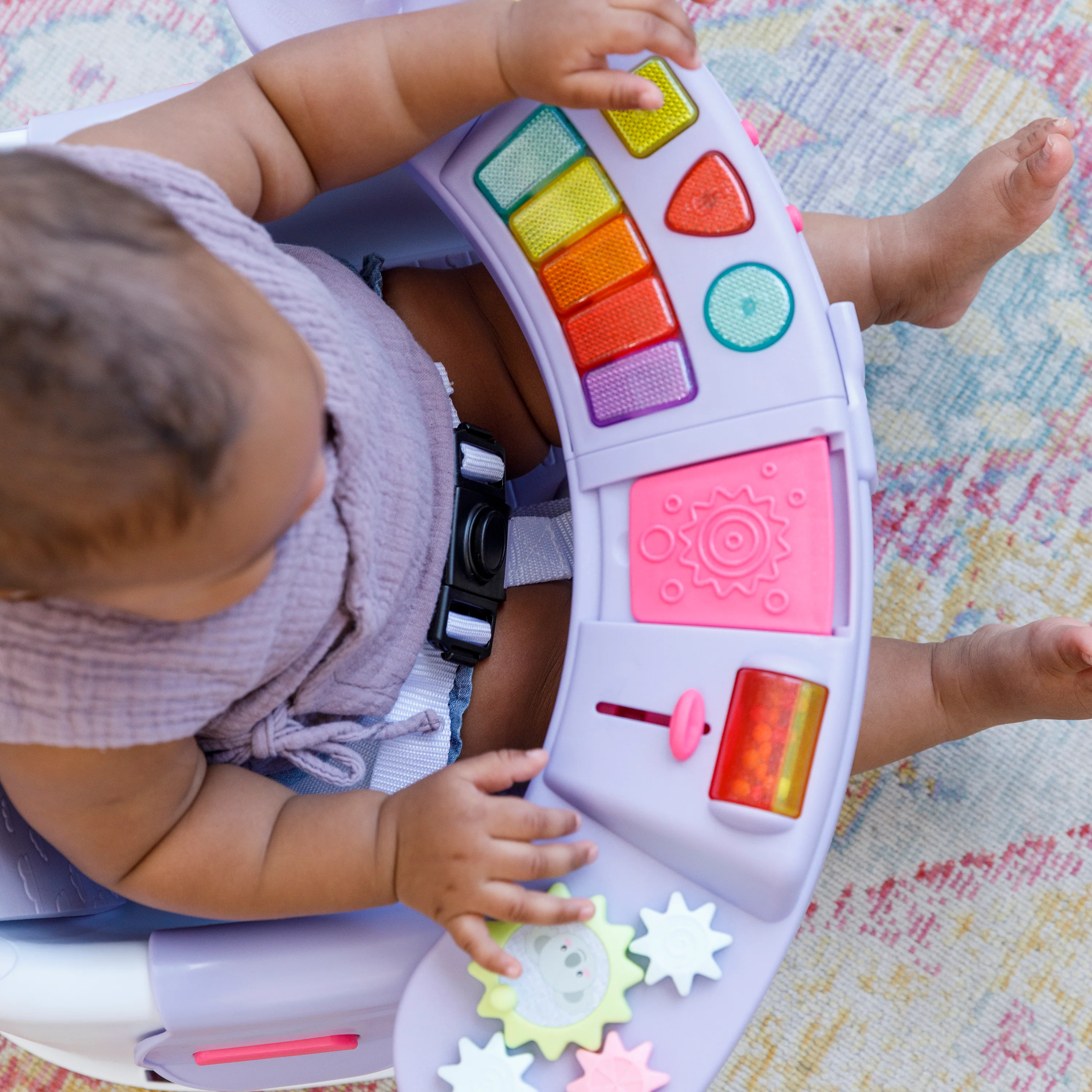Music & Lights 3-in-1 Discovery Seat & Booster-Lavender - Image 10