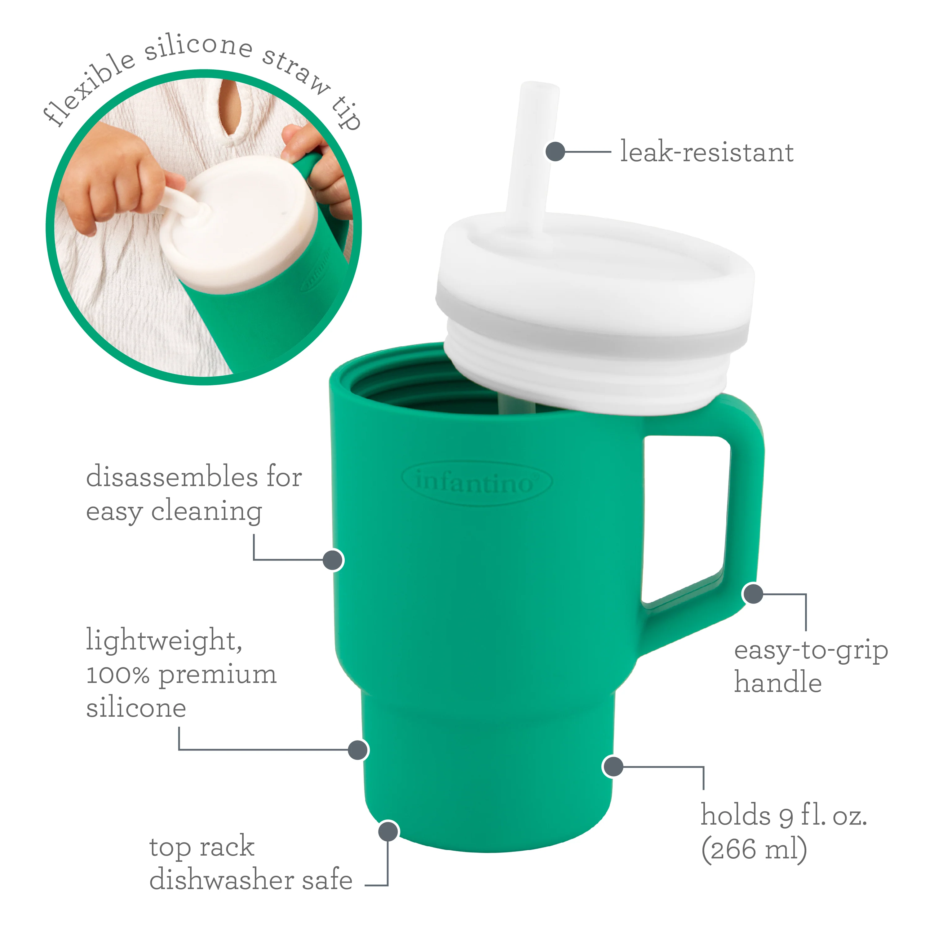 My 1st Tumbler™ Silicone 9oz - Alpine - Image 5