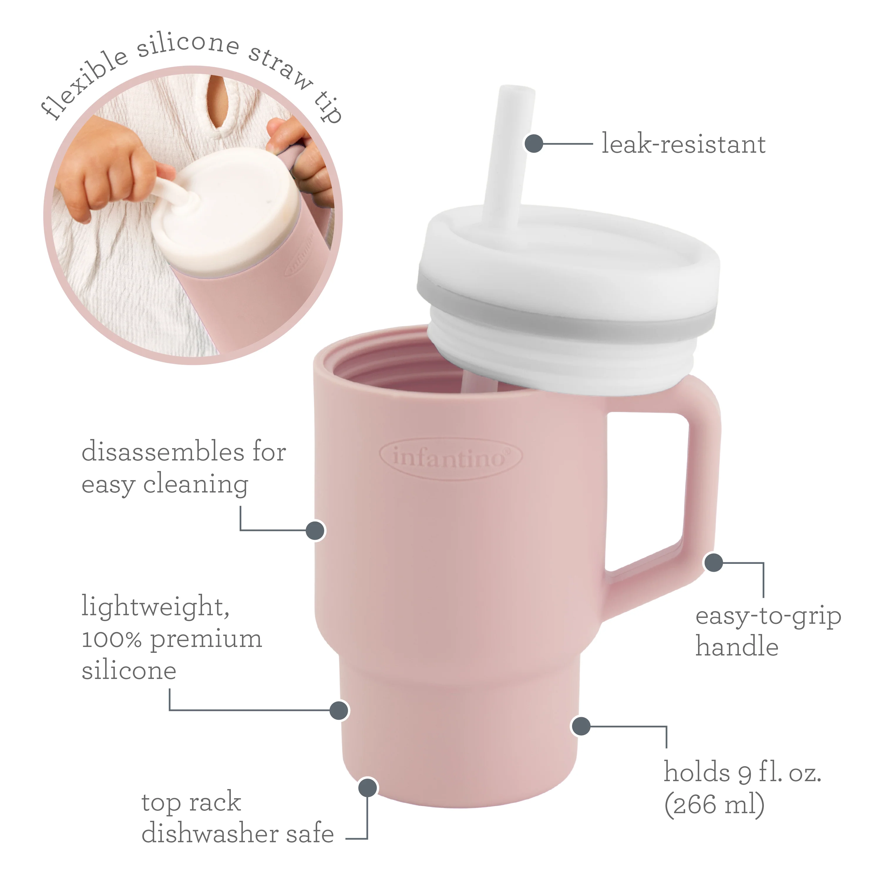 My 1st Tumbler™ Silicone 9oz - Pirouette - Image 5