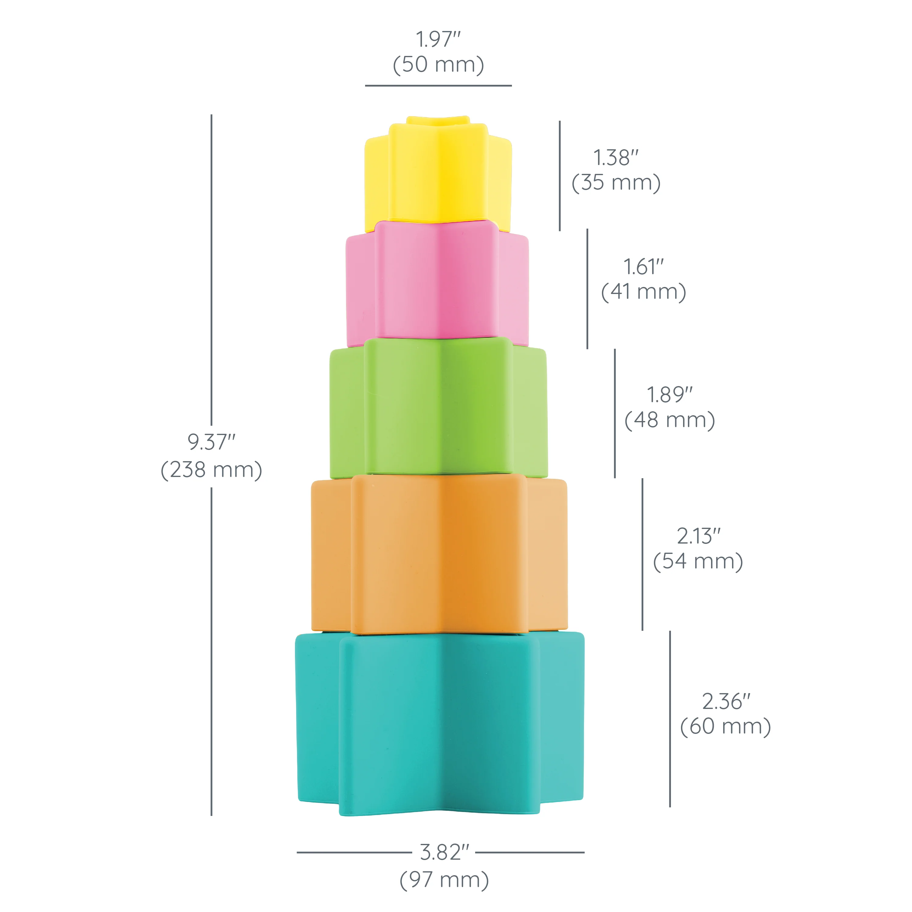 Simply Silicone Stacking Stars - Image 6