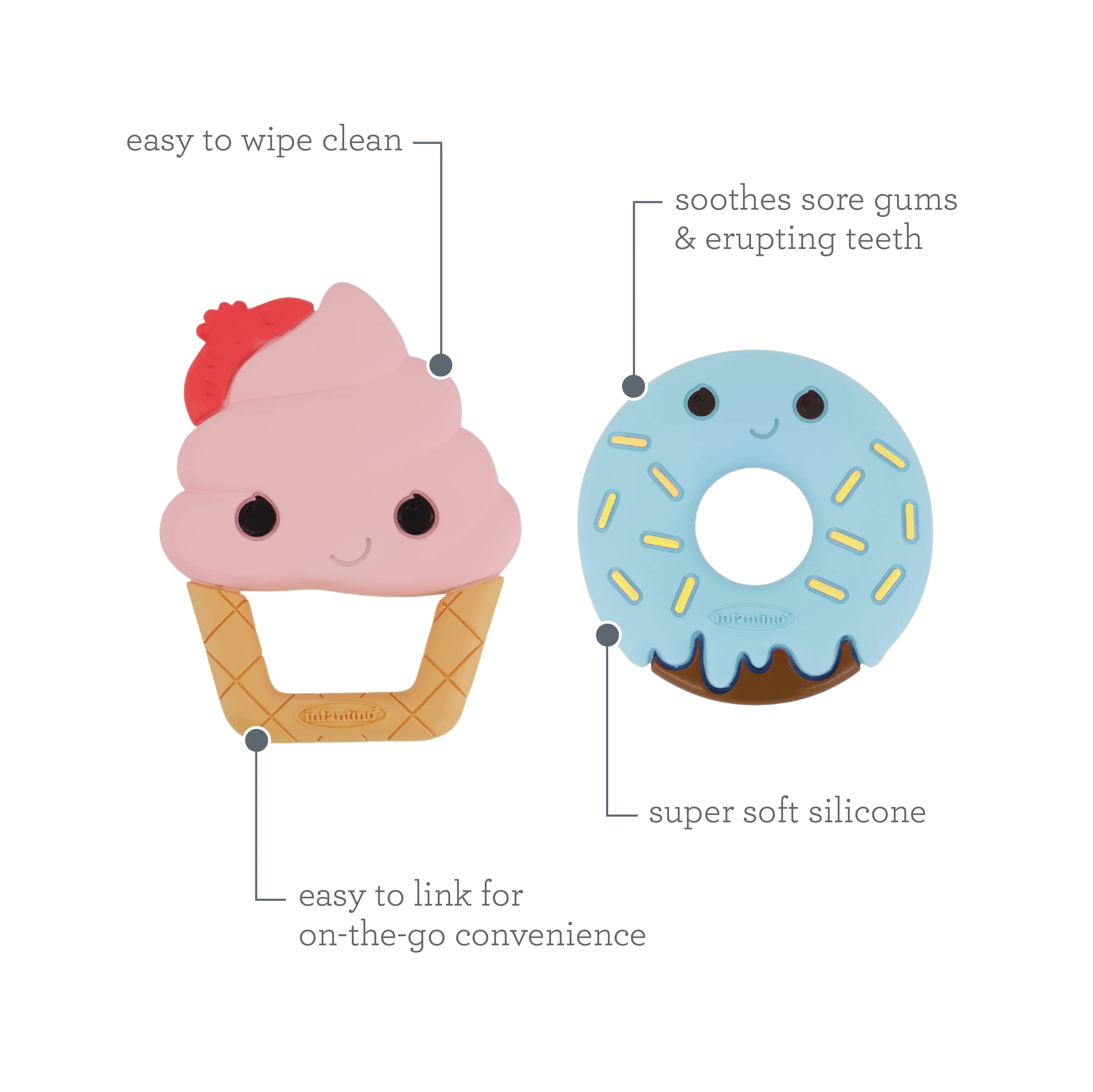 Sweet Tooth Silicone Teethers - Image 5